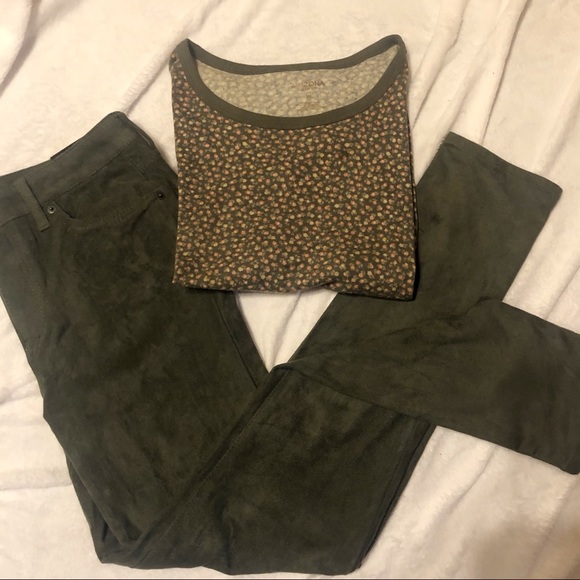 Aeropostale Tokyo Darling faux suede high waisted jegging - Picture 4 of 9